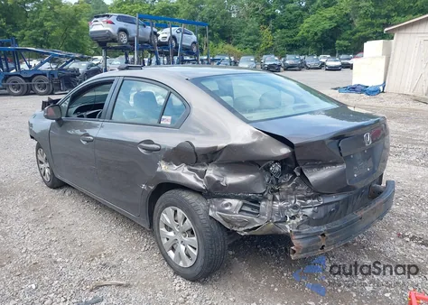 2012 Honda Civic Lx z USA, uszkodzony, nr VIN 19XFB2F53CE322579